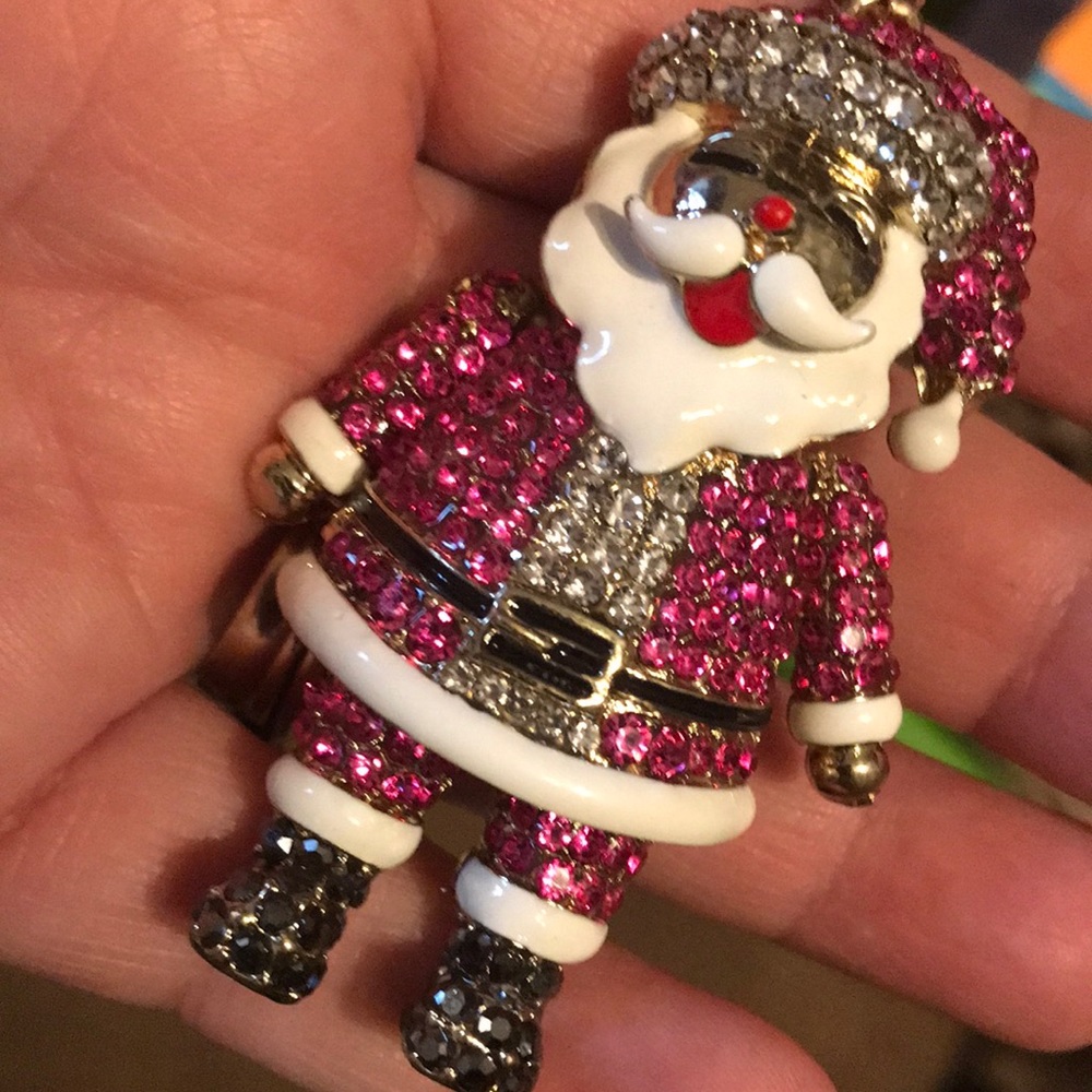 Red Santa necklace